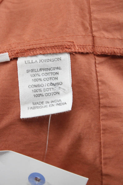 Ulla Johnson Women Fit & Flare Sundress Brown Square Neck Drawstring Size 4
