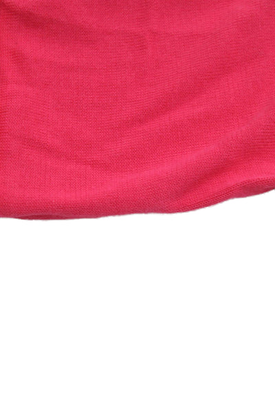 Bonpoint Girls Three Button Crew Neck Knit Cardigan Sweater Pink Size 18M