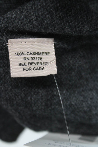 philosophy Unisex Pullover Cashmere Sweater Gray Crew Neck Long Sleeve Size M