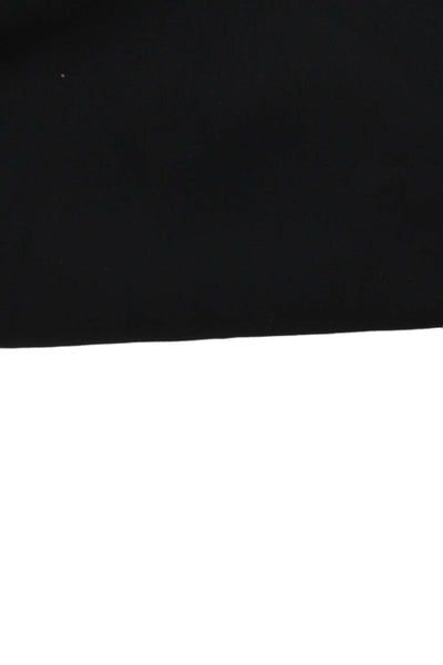 Il Gufo Girls Flat Front Straight Leg Dress Pants Solid Black Size 12A