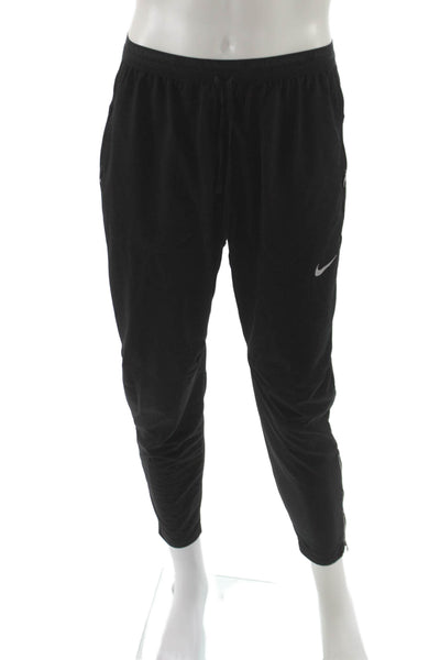 Nike Mens Jogger Sweatpants Black Polyester Size M