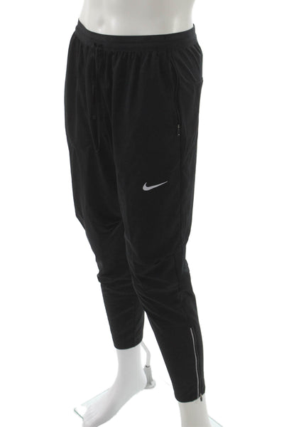 Nike Mens Jogger Sweatpants Black Polyester Size M