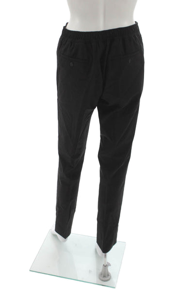 Sandro Paris Mens Dress Jogger Pants Black Size 38