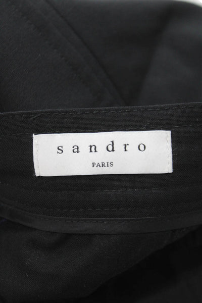 Sandro Paris Mens Dress Jogger Pants Black Size 38