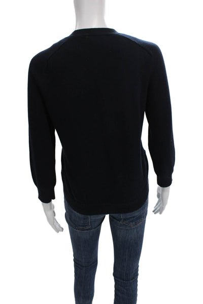 Vince Women Blouse V Neck Long Sleeve Solid Size XS