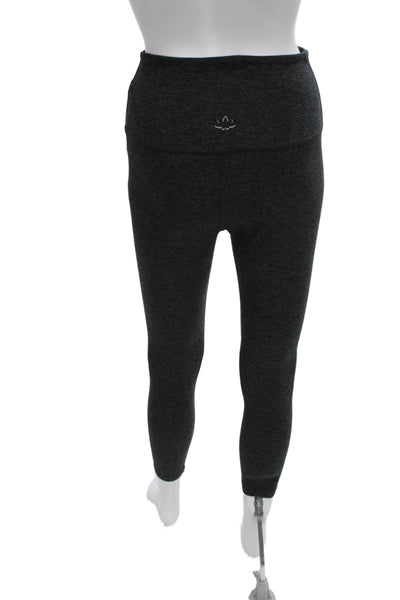 Beyond Yoga Women Ankle Cropped Dark Gray Leggings Size L