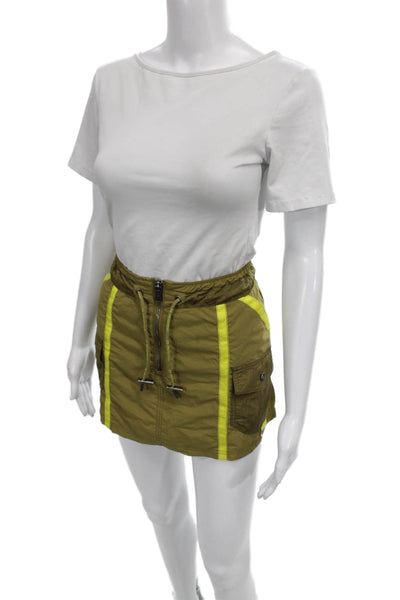 FP Movement Womens Green Cargo Mini Skirt Size S
