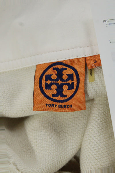 Tory Burch Women A-Line Wrap Skirt Beige Wool Acrylic Short Size S
