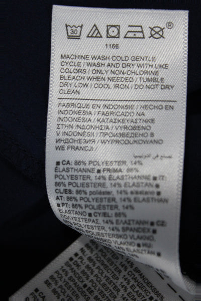 Athleta Women Tank Trapeze Dress Dark Blue Cotton Sleeveless Size XS