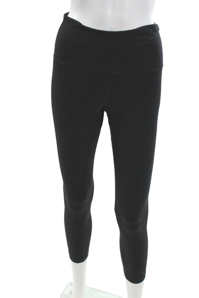 Lululemon Womens Black Capri Nylon Leggings Size 8