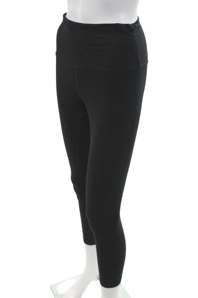 Lululemon Womens Black Capri Nylon Leggings Size 8