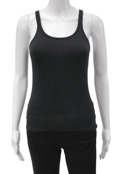 Lululemon Women Black Sleeveless Camisole Round Neck Cotton Spandex Size 4