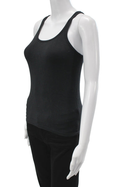 Lululemon Women Black Sleeveless Camisole Round Neck Cotton Spandex Size 4