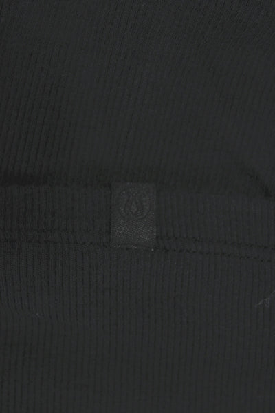 Lululemon Women Black Sleeveless Camisole Round Neck Cotton Spandex Size 4