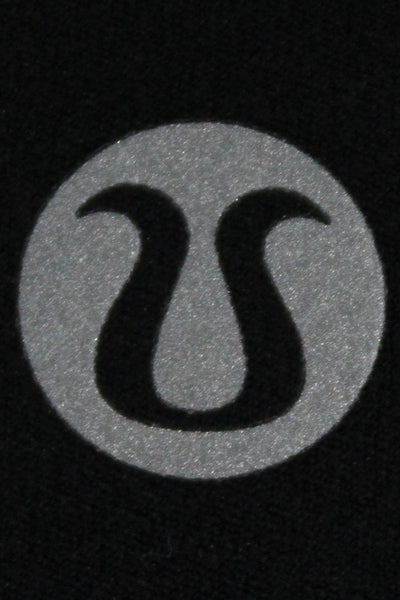 Lululemon Womens Basic Cropped V Neck Cotton Tank Black Sleeveless Size 8
