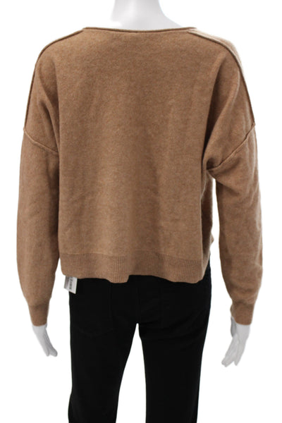 Pilcro Anthropologie Unisex Pullover V-Neck Sweater Tan Size XS
