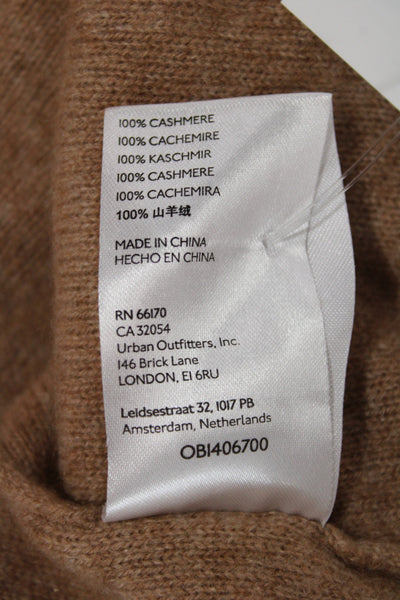 Pilcro Anthropologie Unisex Pullover V-Neck Sweater Tan Size XS