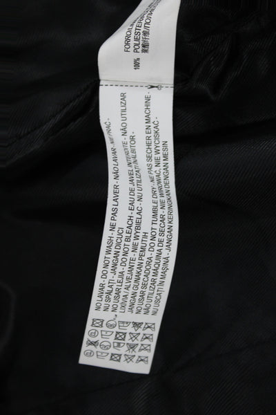 Zara Basic Women Sleeveless Black Collared Polyester Vest Size XS