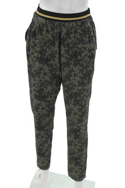 IKKS Unisex Jogger Pants Floral Green Size XS