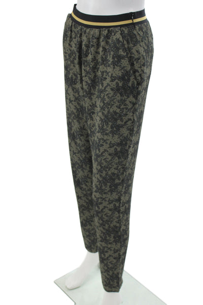 IKKS Unisex Jogger Pants Floral Green Size XS