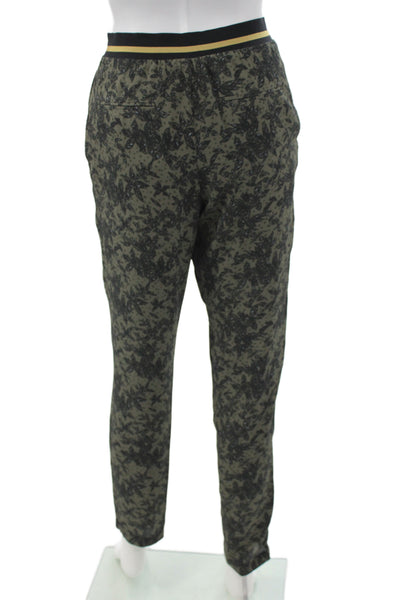 IKKS Unisex Jogger Pants Floral Green Size XS