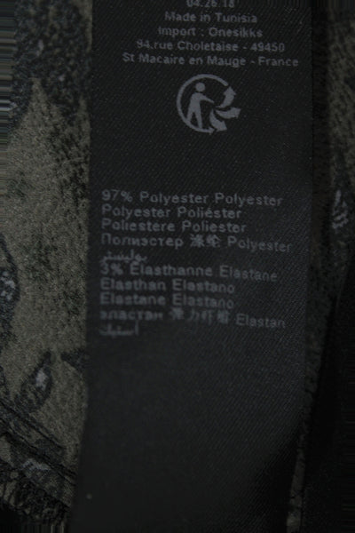IKKS Unisex Jogger Pants Floral Green Size XS