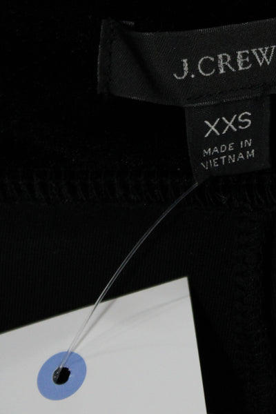 J Crew Womens Ankle Jeggings Black Polyester Elastane Size 2XS
