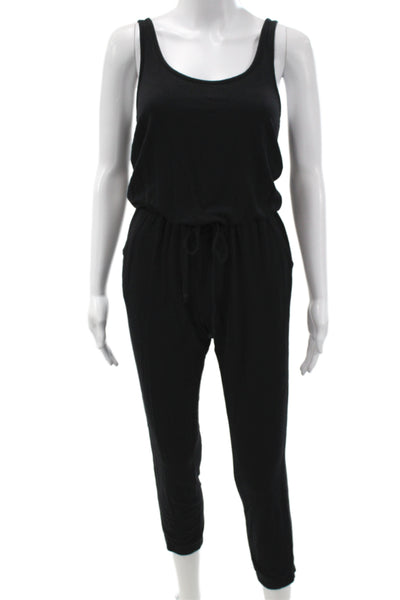 Z Supply Women Black Sleeveless Round Neck Jumpsuit Size XS
