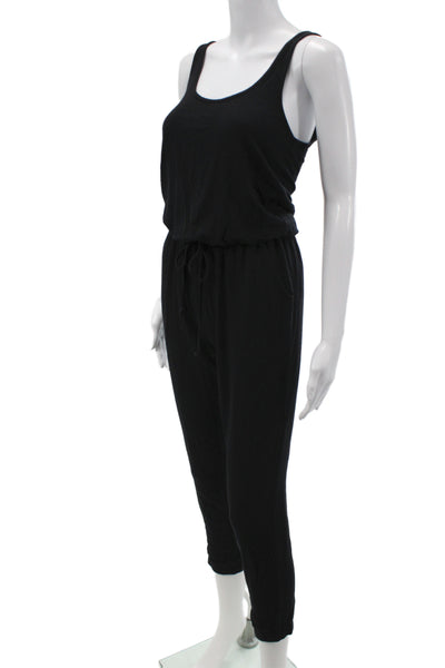 Z Supply Women Black Sleeveless Round Neck Jumpsuit Size XS
