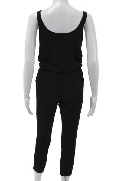 Z Supply Women Black Sleeveless Round Neck Jumpsuit Size XS