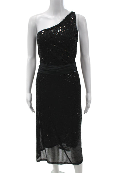 Zara Womens Bodycon Sleeveless Black Knee Length Dress Size S