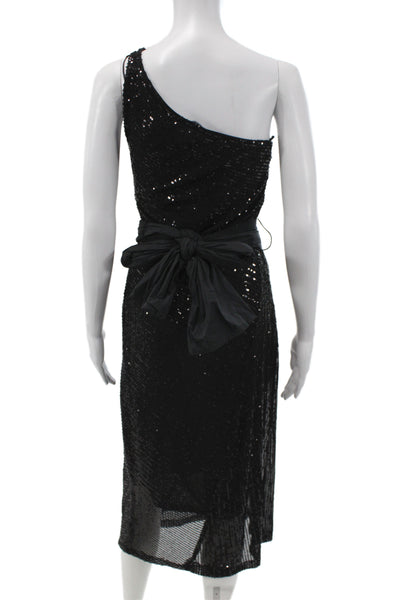 Zara Womens Bodycon Sleeveless Black Knee Length Dress Size S