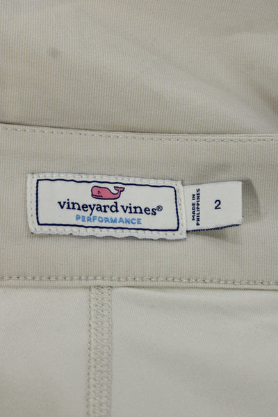 Vineyard Vines Womens Beige Mini Skort Size 2