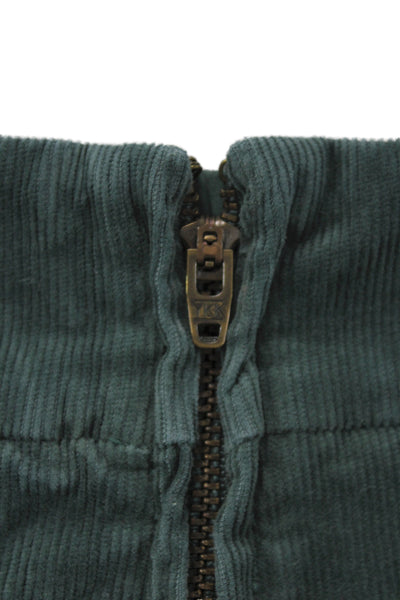J Crew Women Straight Pencil Green Cotton Spandex Knee Length Skirt Size 12