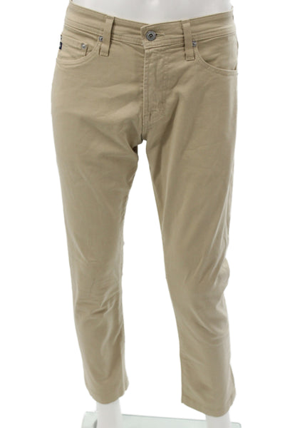 AG Mens Beige Chino Pants 97% Cotton Classic Size 29