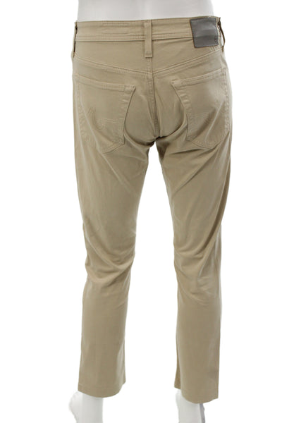 AG Mens Beige Chino Pants 97% Cotton Classic Size 29