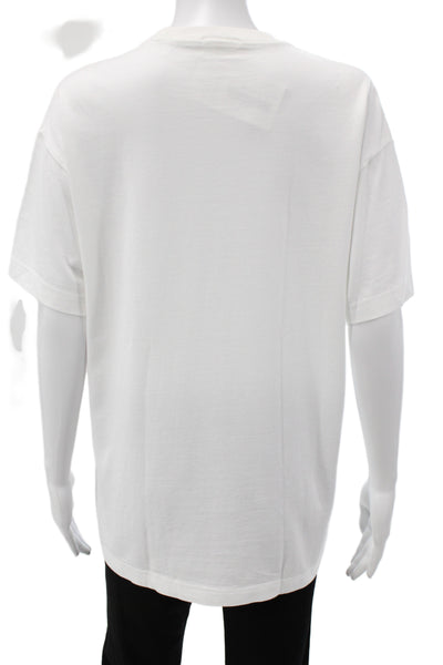 Kith Unisex White Graphic 100% Cotton Crew Neck Short Sleeve T-Shirt Size XS
