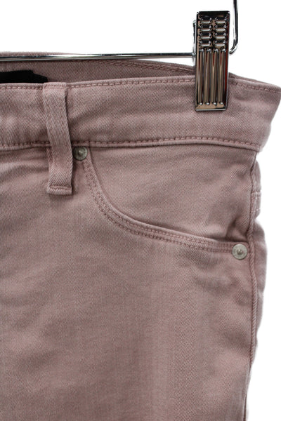 Hudson Womens Skinny Ankle Jeans Pink Size 27