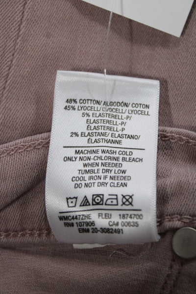 Hudson Womens Skinny Ankle Jeans Pink Size 27