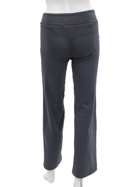 Adidas Womens Dark Gray Striped Zip Sweatpants Fall Sports Size XS