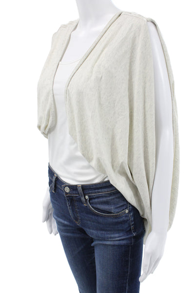 Lululemon Women Sleeveless Beige Designer Cape Size One Size