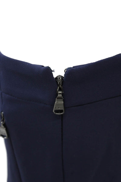 RLX Ralph Lauren Women Ankle Cropped Pants Dark Blue Nylon Zip Size 4P