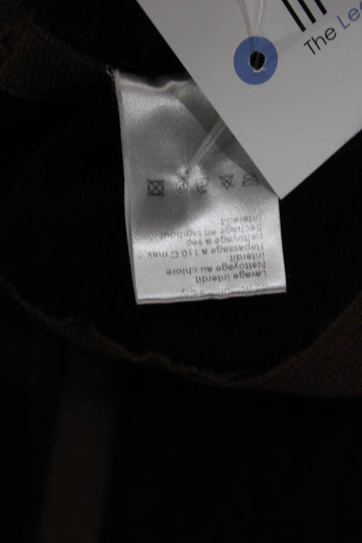 Akris Womens Black Wool Cashmere Pullover Sweater Mock Neck Long Sleeve Size 4