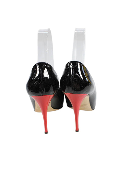 Giuseppe Zanotti Design Womens Patent Leather Heels Pumps Black Size 36.5 6.5