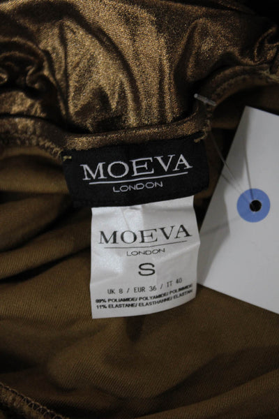 Moeva Womens Brown One Piece Swimsuit 89% Polyamide 11% Elastane Size S