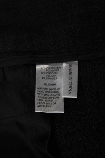 Amanda + Chelsea Womens Dark Gray Dress Pants Size 6
