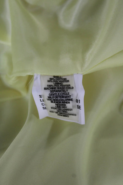 Tahari Women Trench Coat Beige Button Front Size S