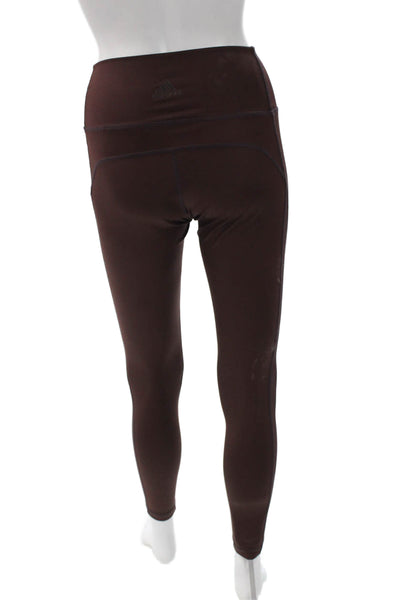 Adidas by Stella McCartney Womens Ankle Leggings Brown Poly Spandex Size XS