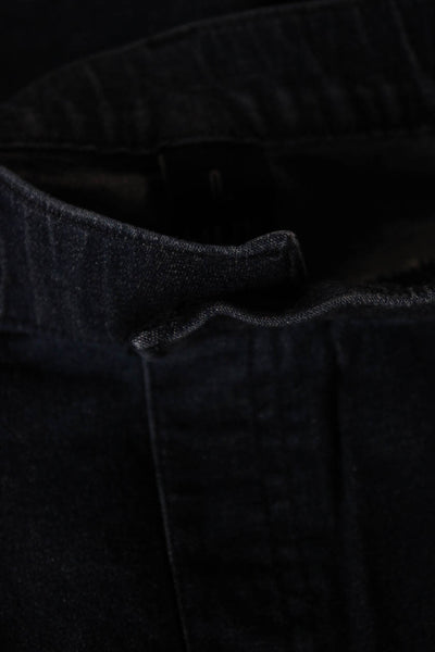 Hue Women Ankle Jegging Dark Blue Low Rise Size L