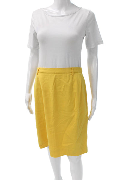 Mondi Women A-Line White Virgin Wool Skirt Size 40